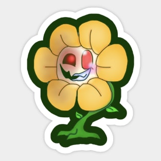 Flowey The Flower Sticker